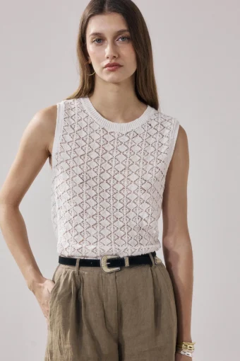 CAMISETA DE TIRANTES FLAMEADO | HARTFORD