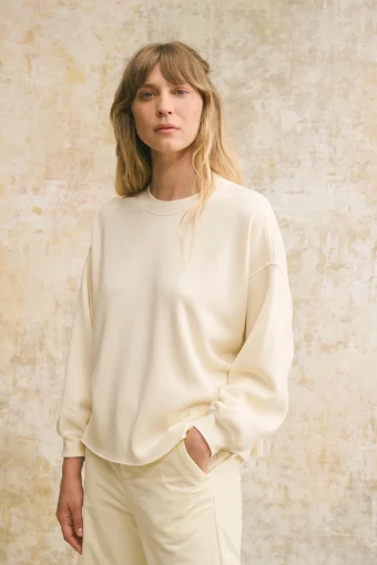 SUDADERA DE ALGODÓN CRUDA VICTORIE | HOD PARIS