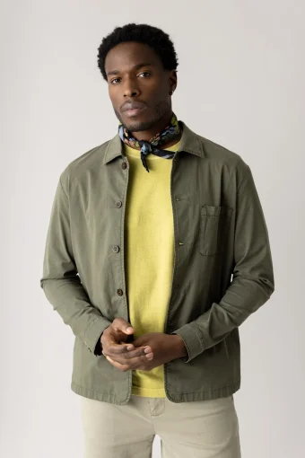 SOBRECAMISA DE ALGODÓN CAQUI | MOS MOSH