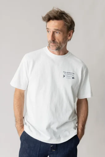 CAMISETA STUDIO SLUB BLANCA MOS MOSH GALLERY