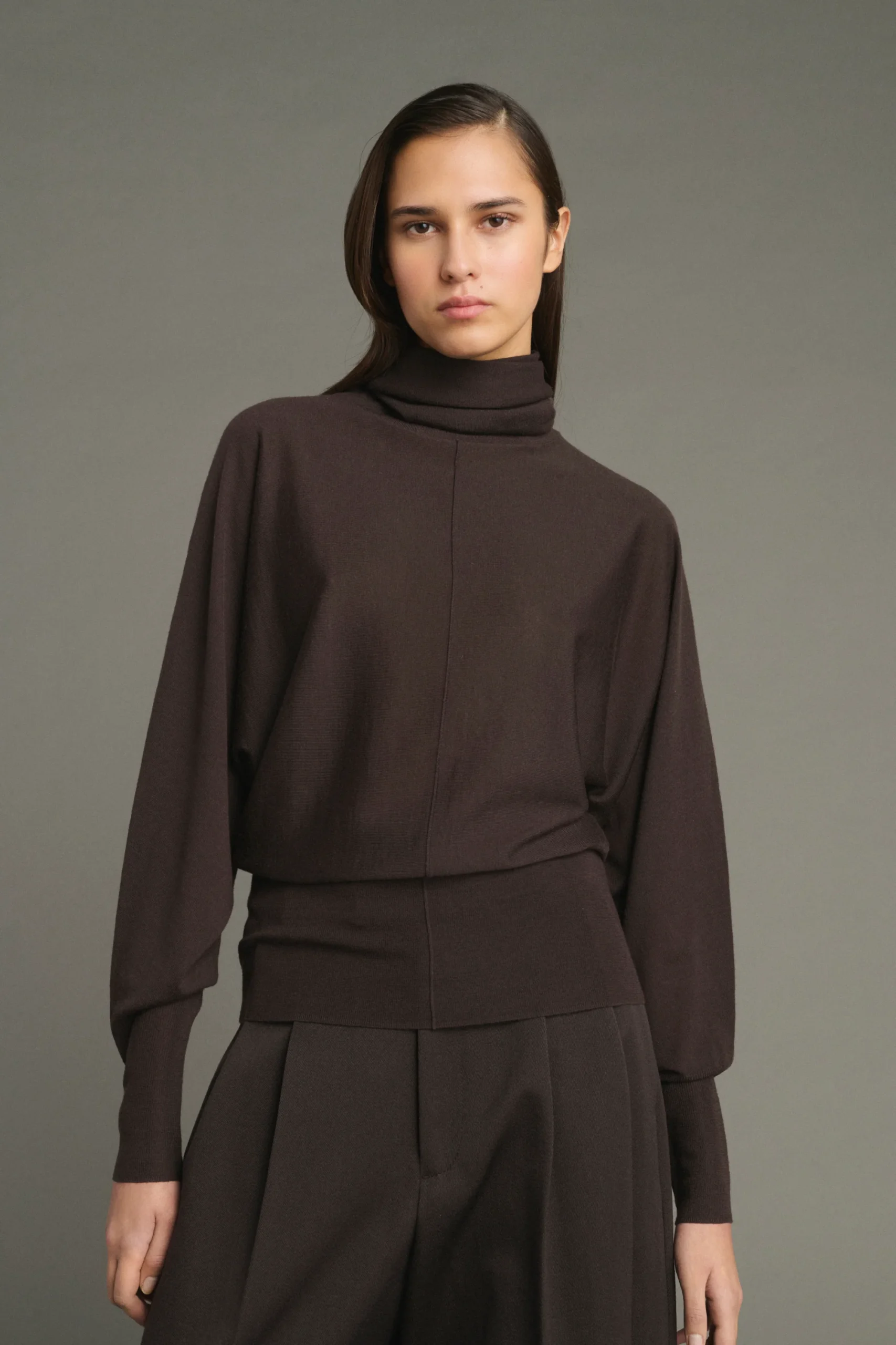 JERSEY LINDSAY CHOCOLATE DE LANA MERINA SOEUR