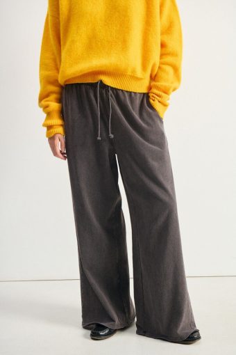 PANTALÓN JOGGER AFOMA NEGRO VINTAGE DE ALGODÓN AMERICAN VINTAGE