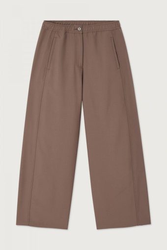 PANTALÓN DE SASTRERÍA AYANY MARRÓN DE LANA AMERICAN VINTAGE