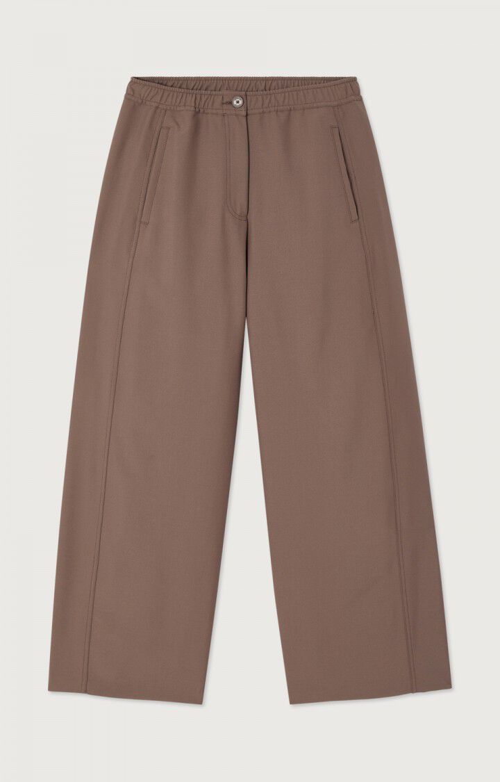 PANTALÓN DE SASTRERÍA AYANY MARRÓN DE LANA AMERICAN VINTAGE