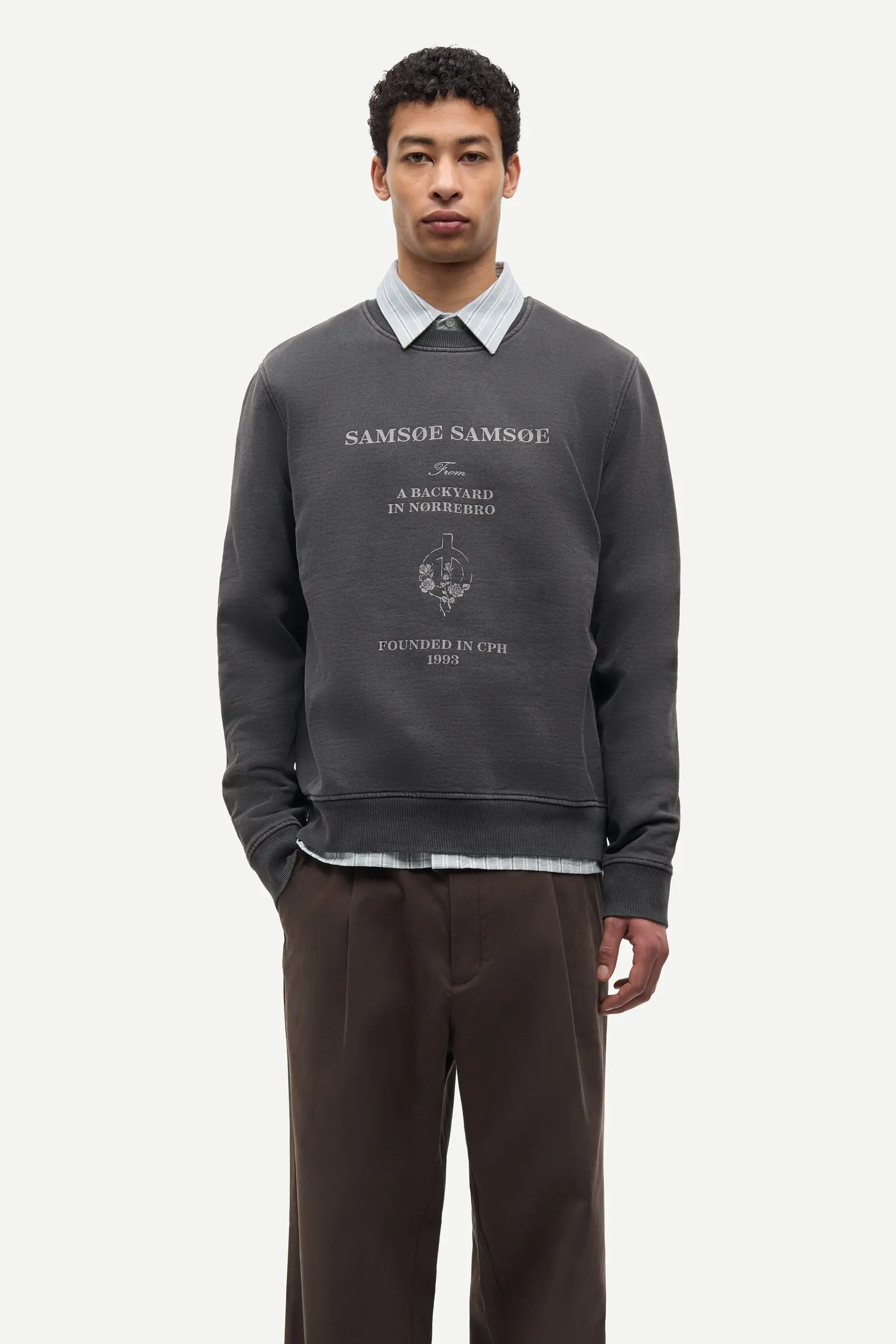 SUDADERA OVERSIZE SAMARCUS NEGRA SAMSØE SAMSØE