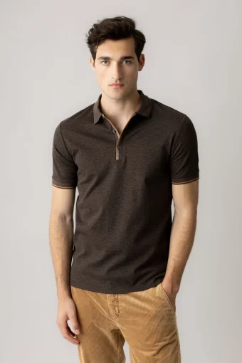 POLO HARVEY MARRÓN MOS MOSH