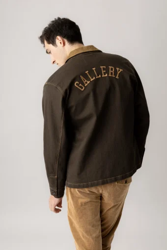 CHAQUETA COLLEGE JEPPE MARRÓN MOS MOSH GALLERY