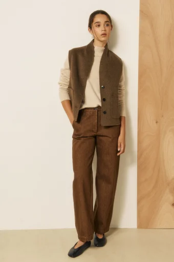 PANTALÓN PODIUM DENIM MARRÓN HARTFORD