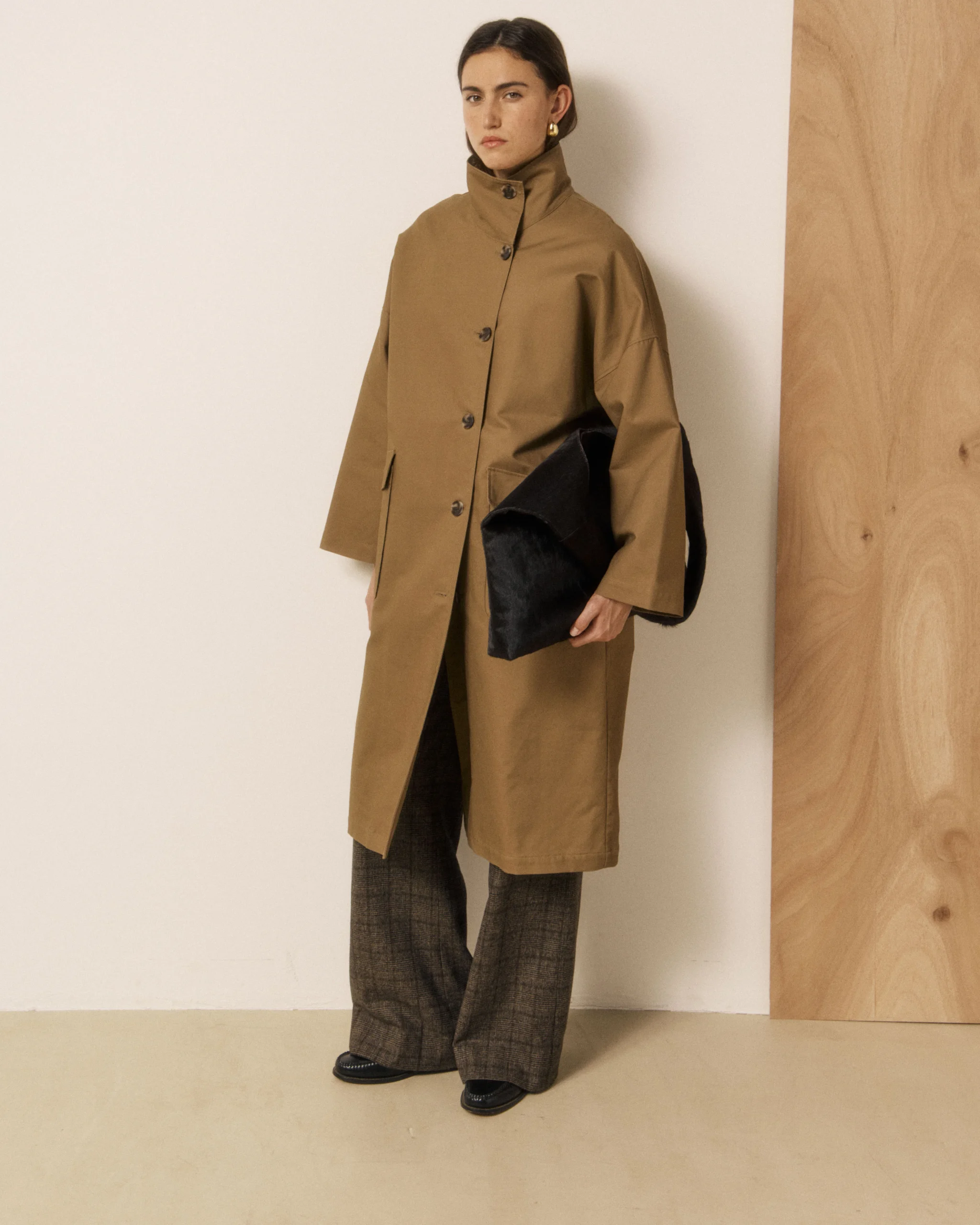 ABRIGO VITO GABARDINA BEIGE HARTFORD