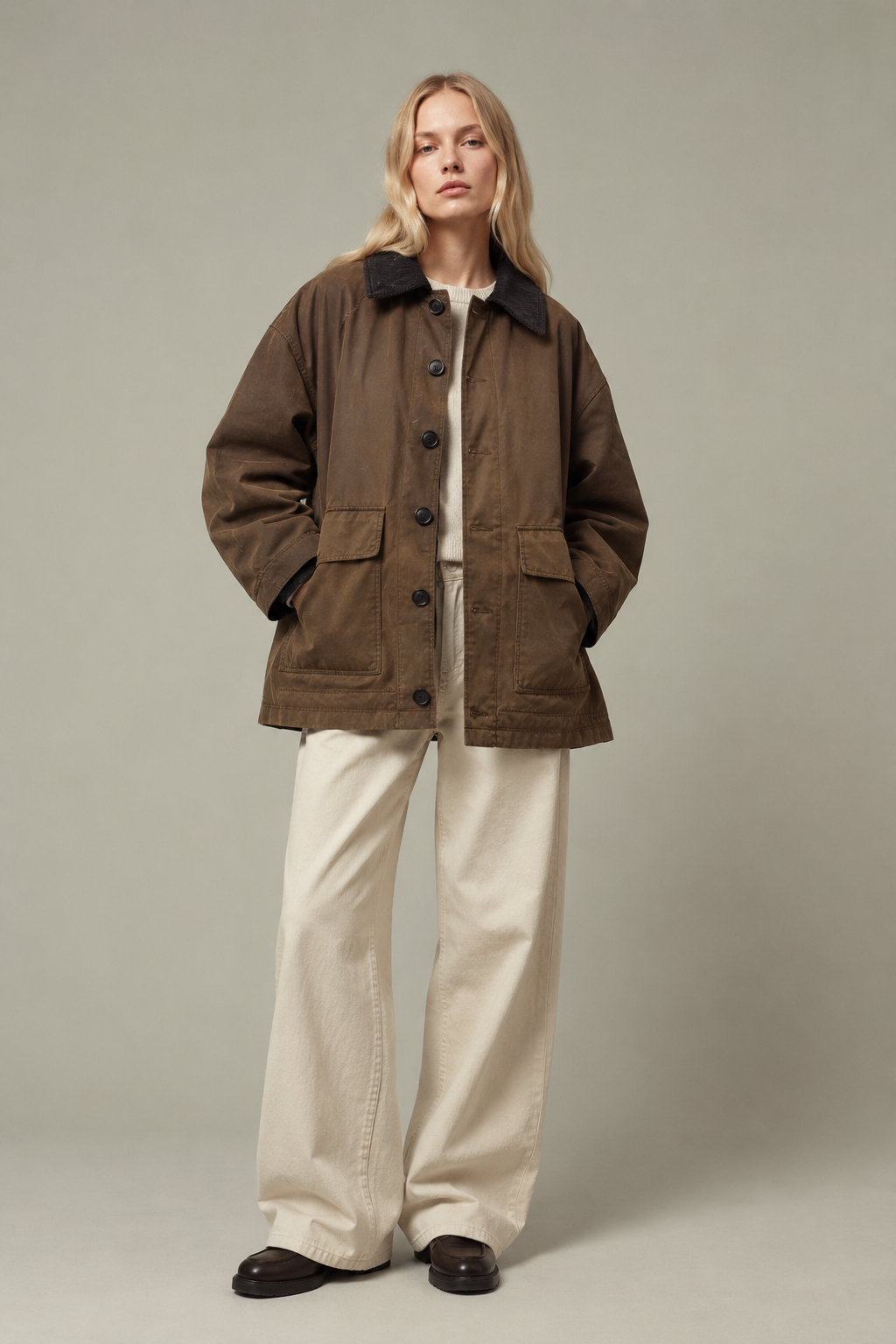 CHAQUETA CABAN MARRÓN ALYSI