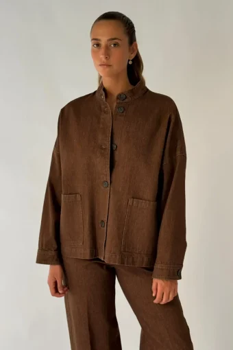 CHAQUETA VALLY MARRÓN HARTFORD