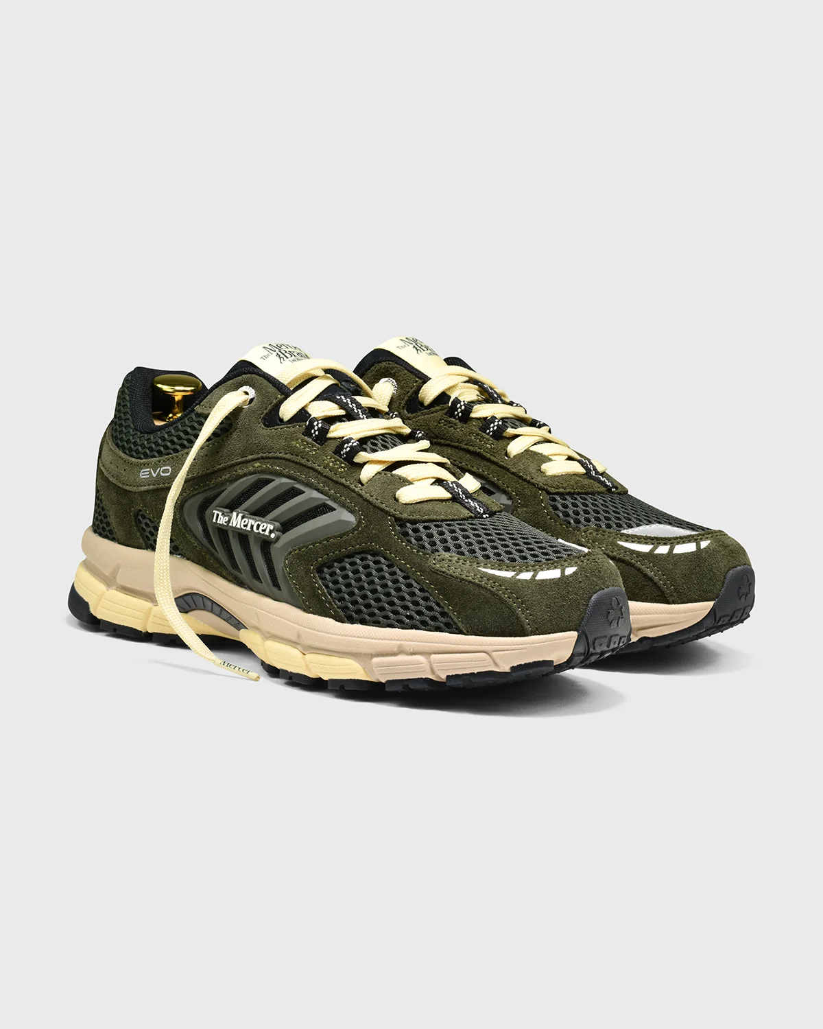 ZAPATILLAS THE RE-RUN EVO NUBUCK VERDE MILITAR THE MERCER BRAND