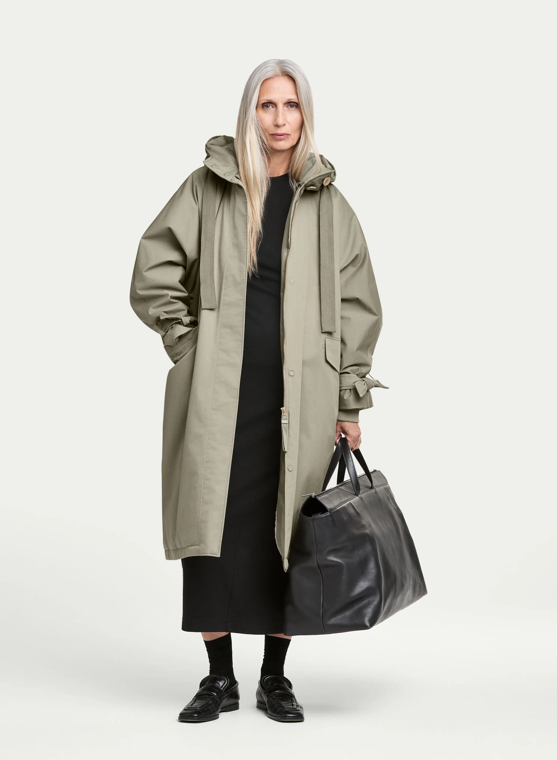 ABRIGO LIVIA IMPERMEABLE VERDE GRISÁCEO G-LAB