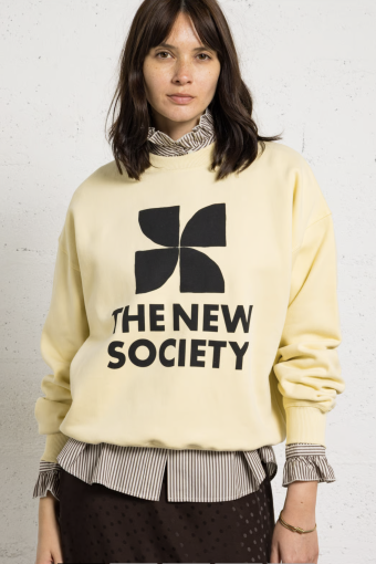 SUDADERA OVERSIZE SUNLIGHT AMARILLA THE NEW SOCIETY