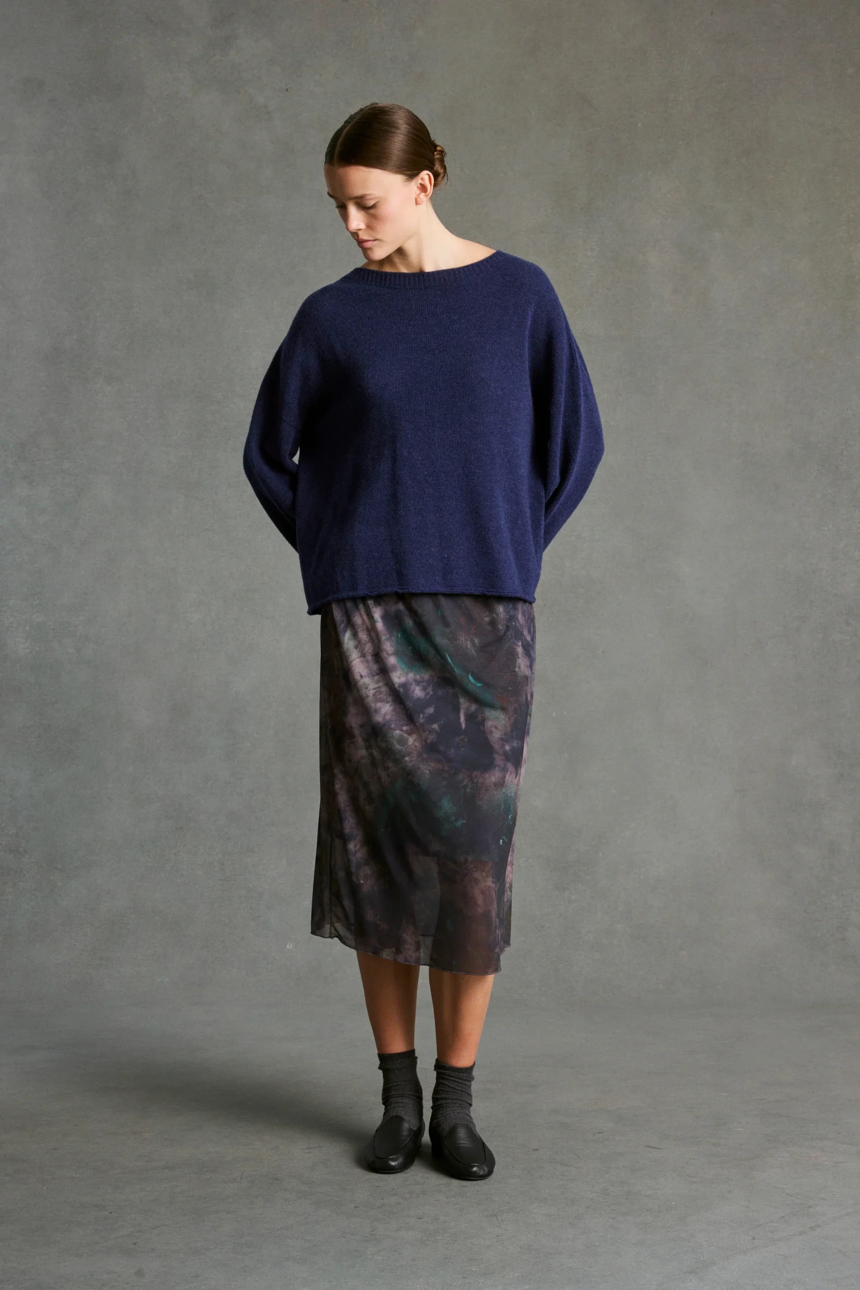 JERSEY VANESSA DE LANA AZUL MARINO HOD PARIS