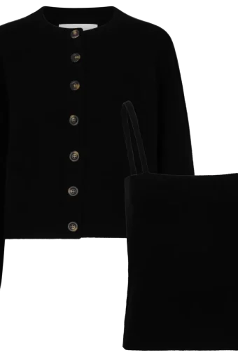 JERSEY + TOP MIRANDA CAMILLE DE LANA NEGRO LOVE STORIES